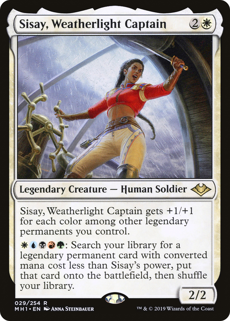Sisay, Weatherlight Captain (MH1-029) [Modern Horizons] Foil