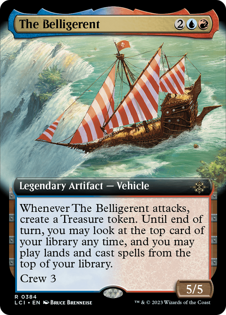 The Belligerent (LCI-384) [The Lost Caverns of Ixalan]: (Extended Art)