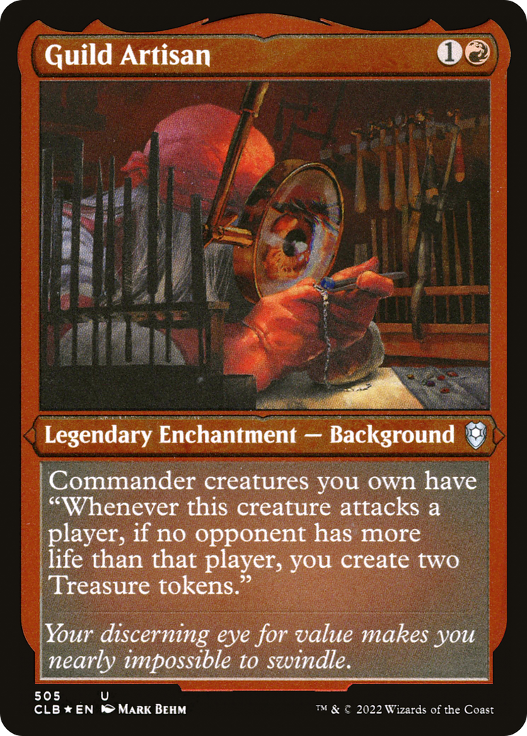 Guild Artisan (CLB-505) [Commander Legends: Battle for Baldur's Gate] Etched Foil