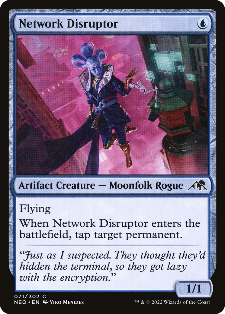 Network Disruptor (NEO-071) [Kamigawa: Neon Dynasty]