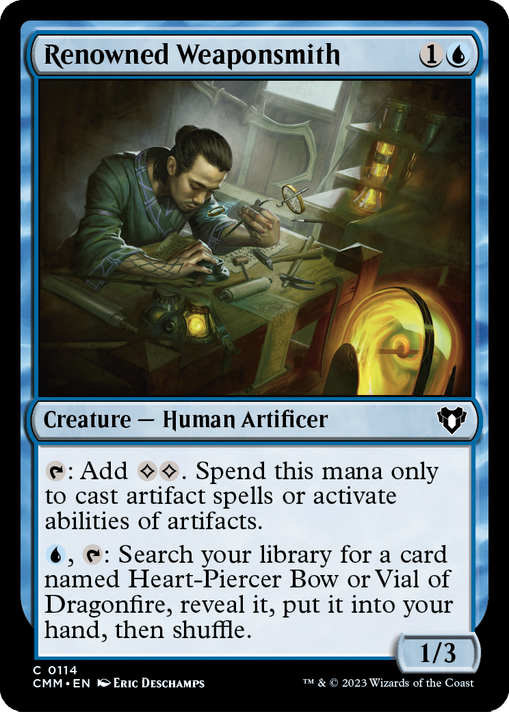 Renowned Weaponsmith (CMM-114) [Commander Masters]