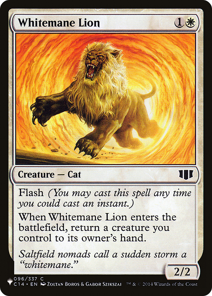 Whitemane Lion (LIST-C14-96) [The List]