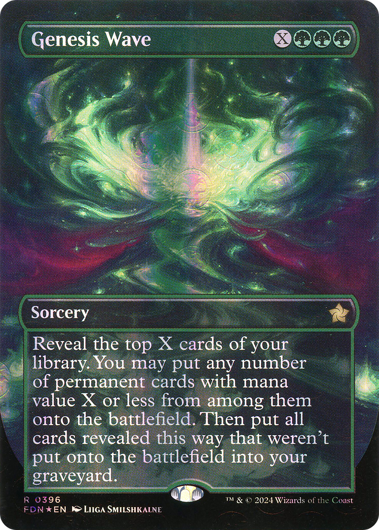 Genesis Wave (FDN-396) [Foundations] (Borderless) Foil