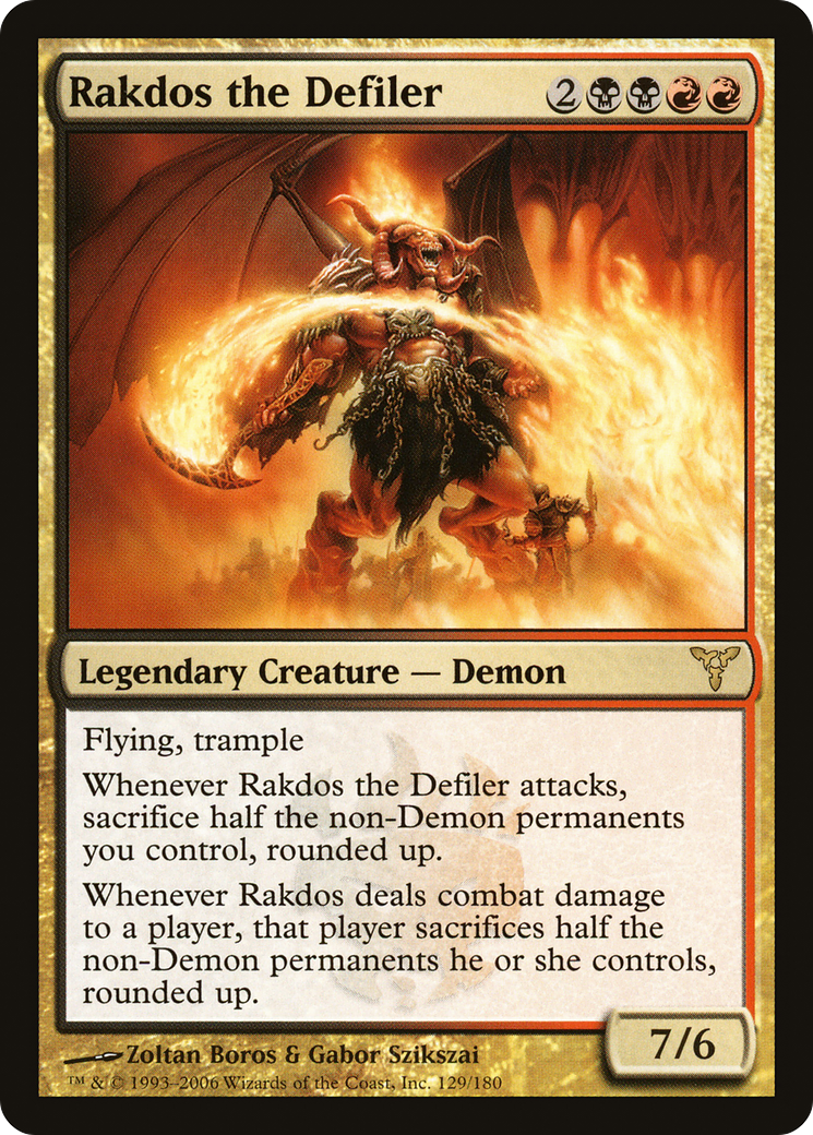 Rakdos the Defiler (DIS-129) [Dissension]