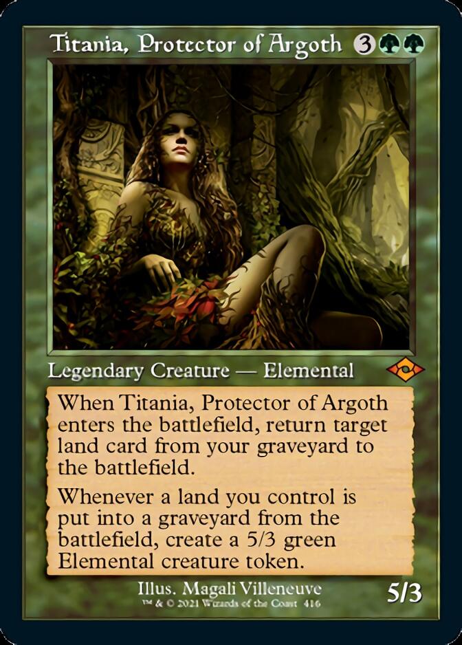 Titania, Protector of Argoth (MH2-416) [Modern Horizons 2] Foil