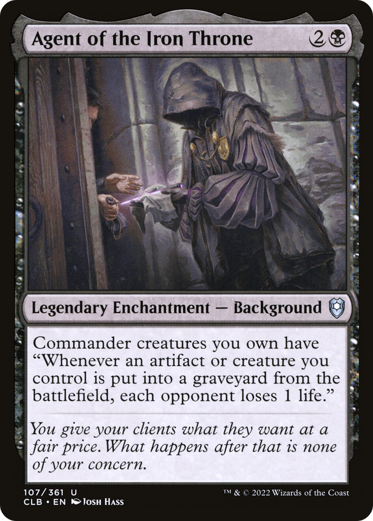Agent of the Iron Throne (CLB-107) [Commander Legends: Battle for Baldur's Gate]