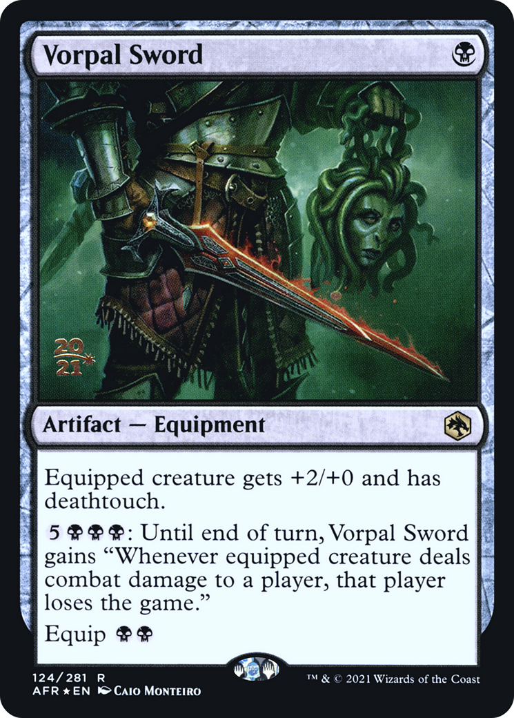 Vorpal Sword (PRE-124S) [Adventures in the Forgotten Realms Promos] Foil