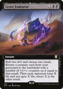 Grave Endeavor (Extended Art) (AFC-293) [Forgotten Realms Commander]
