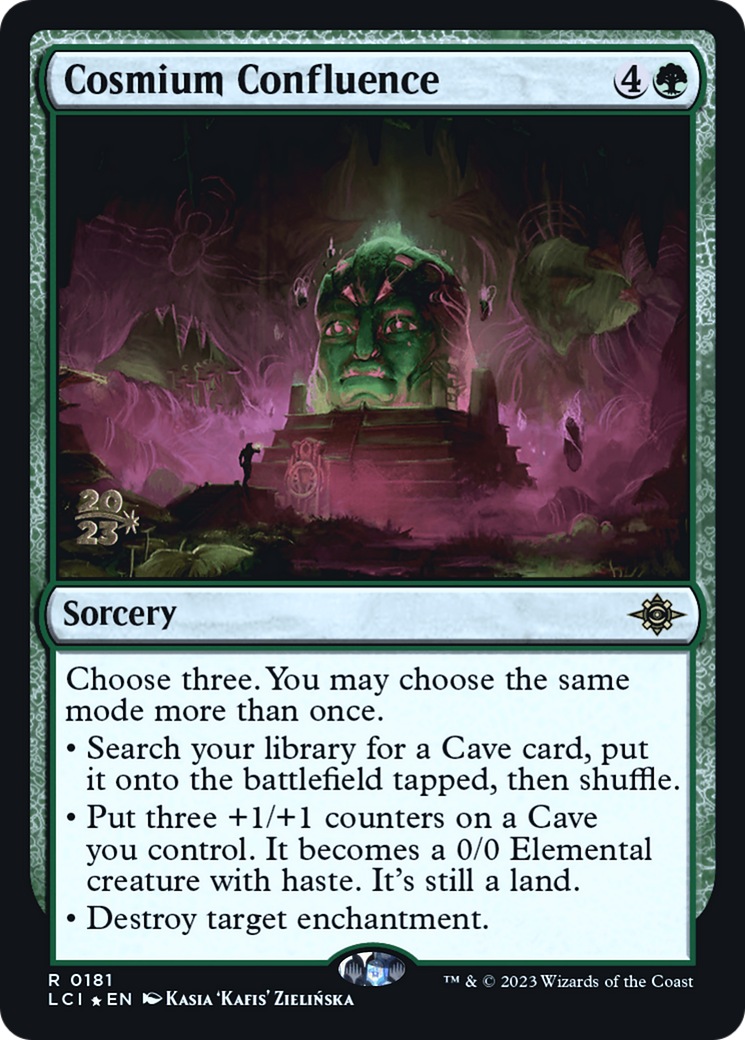 Cosmium Confluence (PRE-181S) [The Lost Caverns of Ixalan Promos] Foil