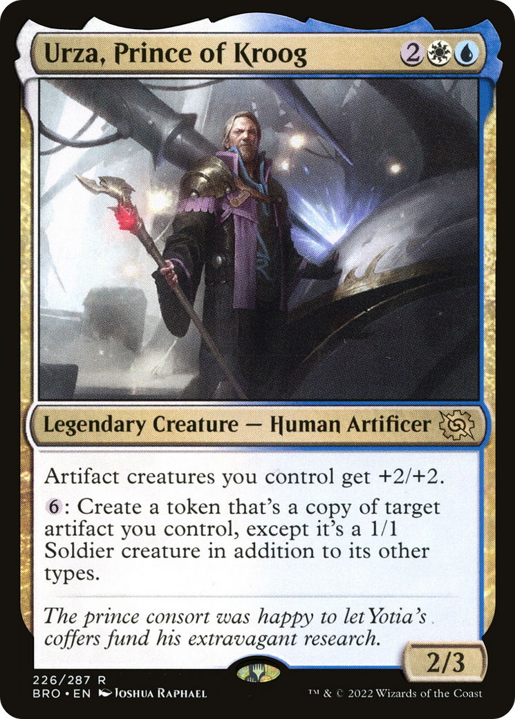Urza, Prince of Kroog (BRO-226) [The Brothers' War]