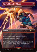 Lightning Bolt (SLD-1871) [Secret Lair Drop] / Vivi's Thunder Magic (Borderless)