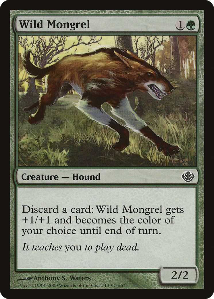Wild Mongrel (DDD-005) [Duel Decks: Garruk vs. Liliana]