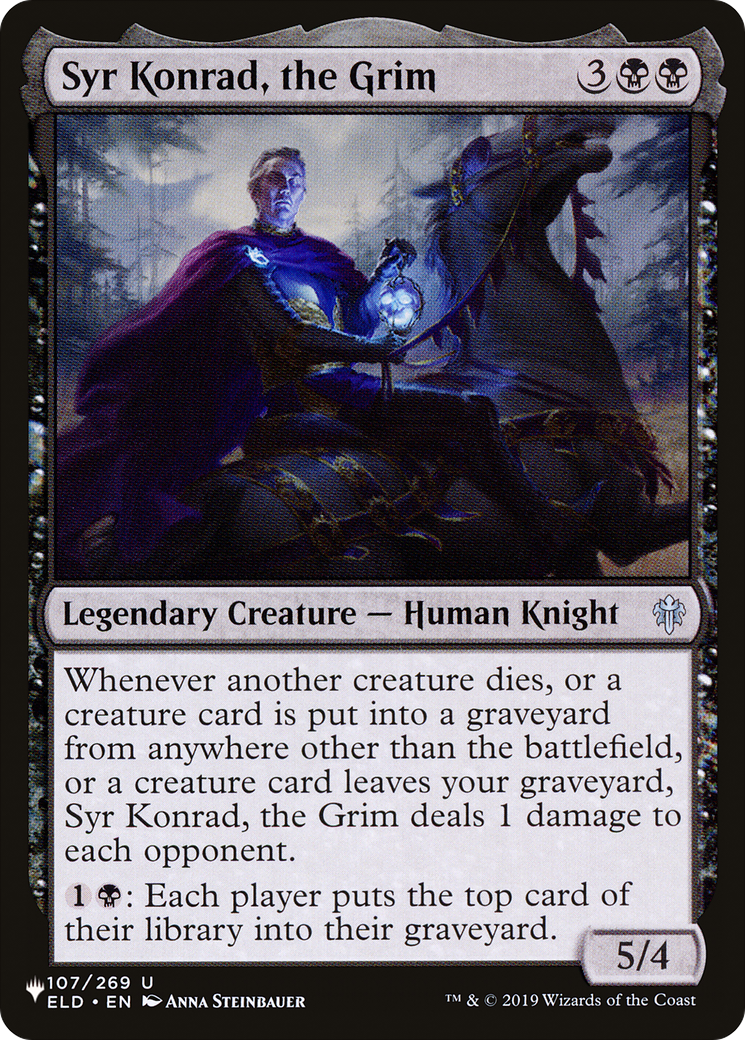 Syr Konrad, the Grim (LIST-ELD-107) [The List]