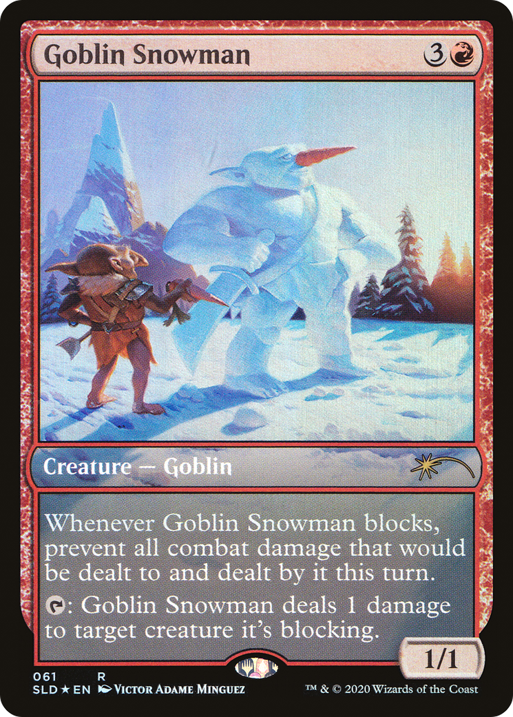 Goblin Snowman (SLD-061) [Secret Lair Drop] Foil