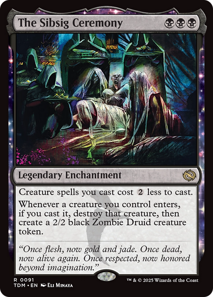 The Sibsig Ceremony (TDM-091) [Tarkir: Dragonstorm]: (enchantment) Foil
