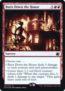 Burn Down the House (PRE-131S) [Innistrad: Midnight Hunt Promos] Foil