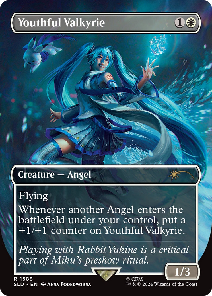 Youthful Valkyrie (SLD-1588) [Secret Lair Drop] (Borderless)