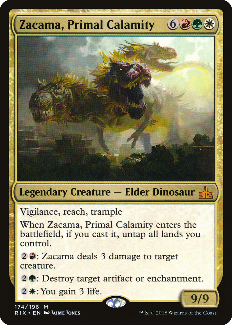 Zacama, Primal Calamity (RIX-174) [Rivals of Ixalan]