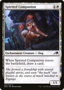 Spirited Companion (NEO-038) [Kamigawa: Neon Dynasty] Foil