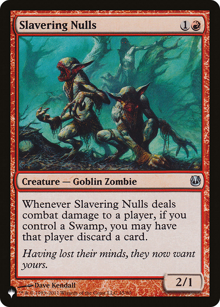 Slavering Nulls (LIST-DDH-45) [The List]