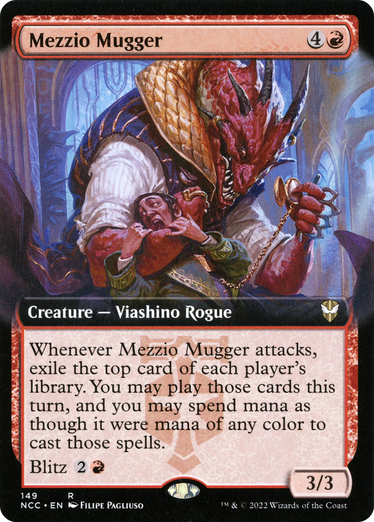 Mezzio Mugger (Extended Art) (NCC-149) [New Capenna Commander]