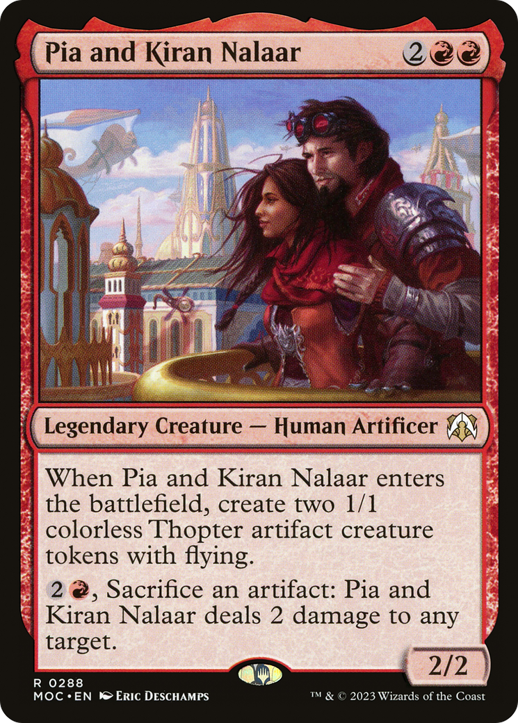 Pia and Kiran Nalaar (MOC-288) [March of the Machine Commander]