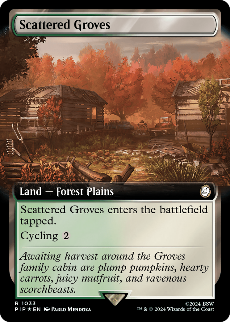 Scattered Groves (PIP-1033) [Fallout]: (Extended Art) Foil