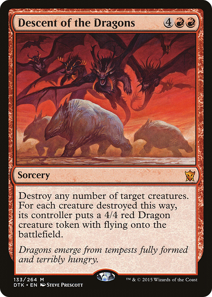 Descent of the Dragons (DTK-133) [Dragons of Tarkir]
