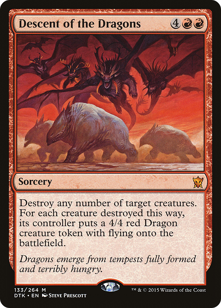 Descent of the Dragons (DTK-133) [Dragons of Tarkir]