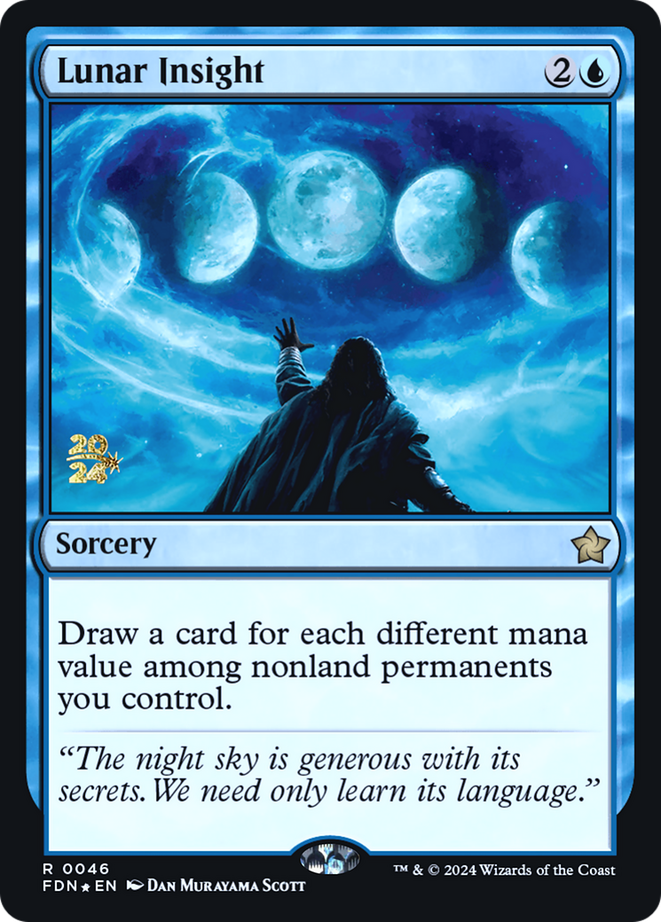 Lunar Insight (PRE-46S) [Foundations Promos] Foil