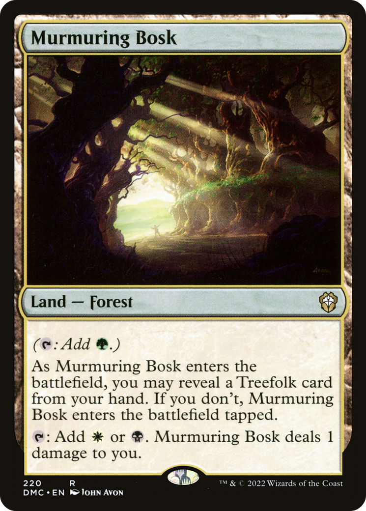 Murmuring Bosk (DMC-220) [Dominaria United Commander]