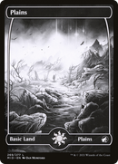 Plains (MID-269) [Innistrad: Midnight Hunt]: (Full Art, Showcase) Foil