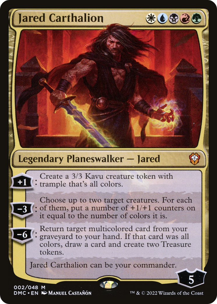 Jared Carthalion (DMC-002) [Dominaria United Commander]