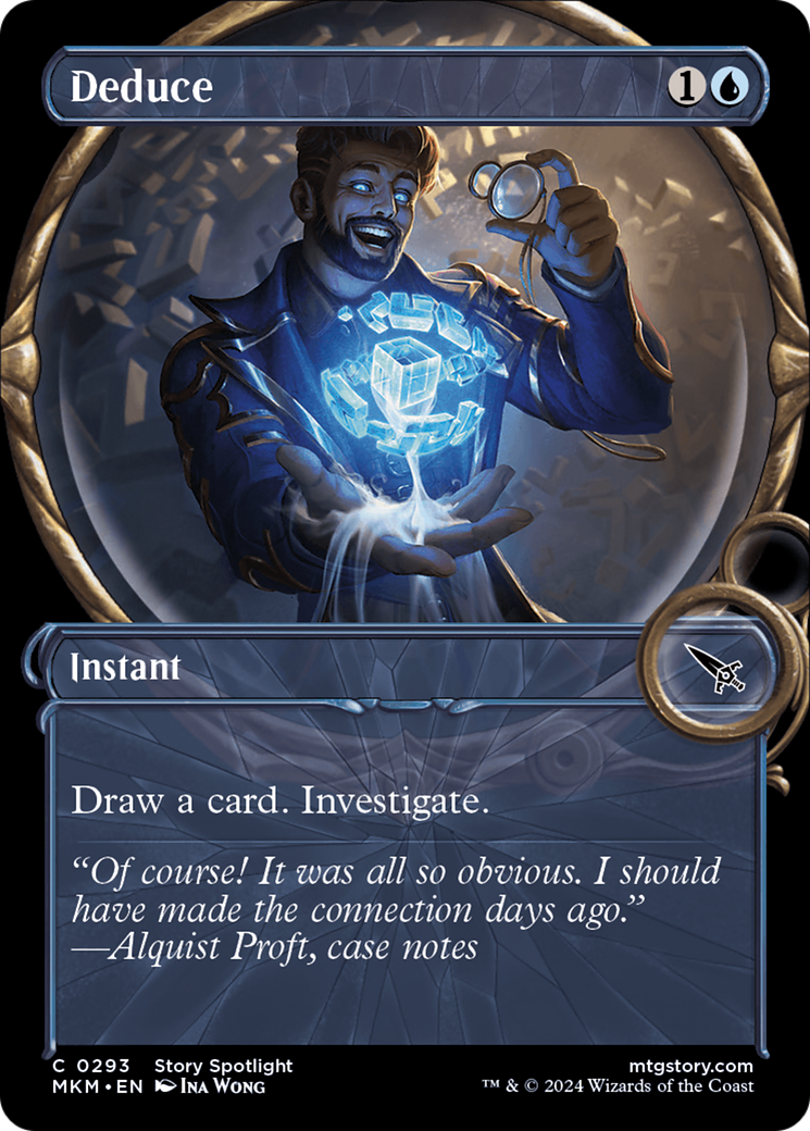 Deduce (MKM-293) [Murders at Karlov Manor]: (Showcase) Foil
