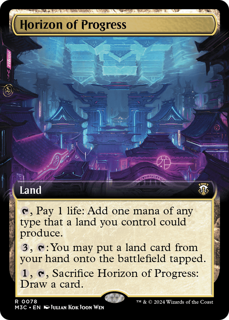 Horizon of Progress (M3C-078) [Modern Horizons 3 Commander]: (Extended Art) Foil