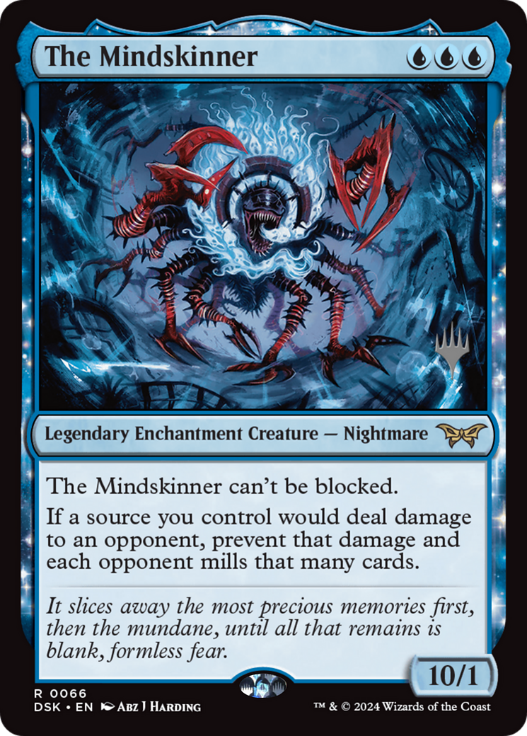 The Mindskinner (PPDSK-66P) [Duskmourn: House of Horror Promos]: (enchantment) Foil