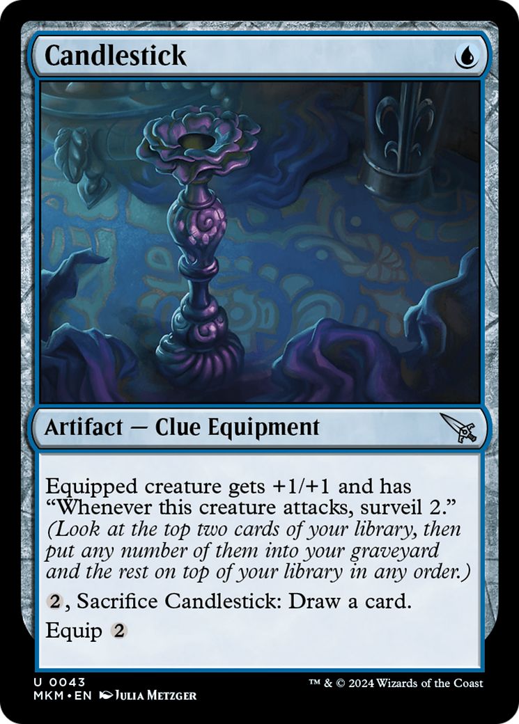 Candlestick (MKM-043) [Murders at Karlov Manor] Foil