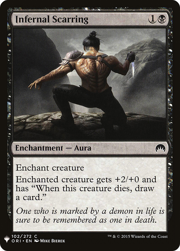 Infernal Scarring (LIST-ORI-102) [The List]