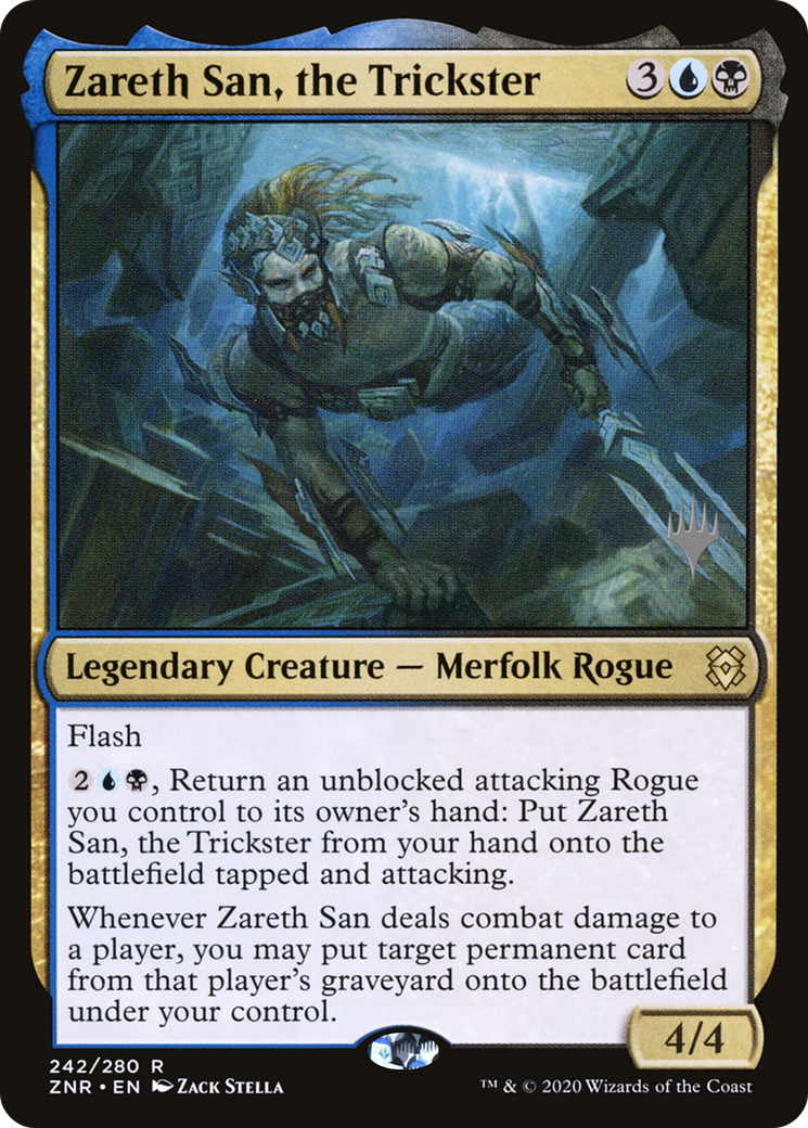 Zareth San, the Trickster (PPZNR-242P) [Zendikar Rising Promos] Foil