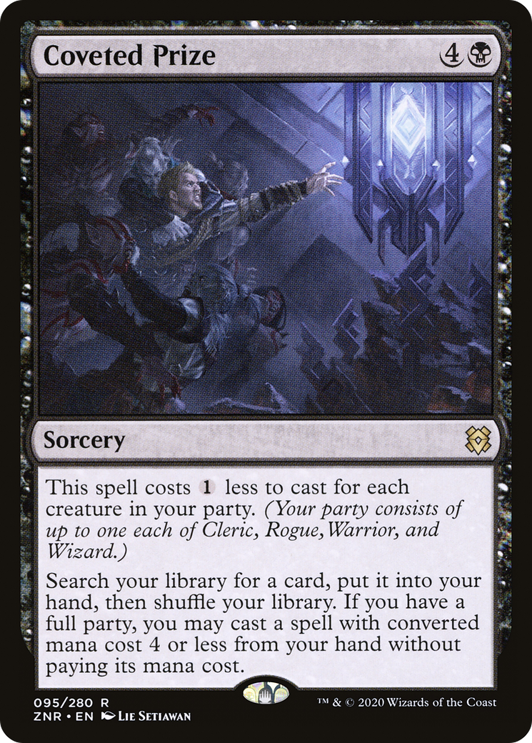 Coveted Prize (ZNR-095) [Zendikar Rising] Foil