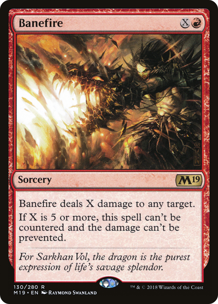 Banefire (M19-130) [Core Set 2019]