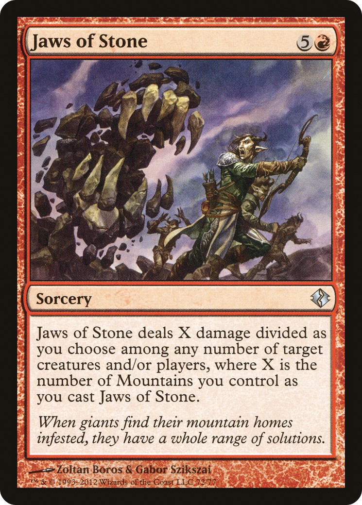 Jaws of Stone (DDI-072) [Duel Decks: Venser vs. Koth]