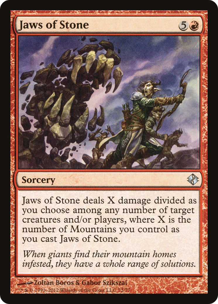 Jaws of Stone (DDI-072) [Duel Decks: Venser vs. Koth]