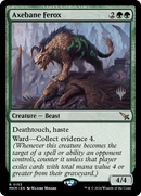 Axebane Ferox (PPMKM-153P) [Murders at Karlov Manor Promos] Foil