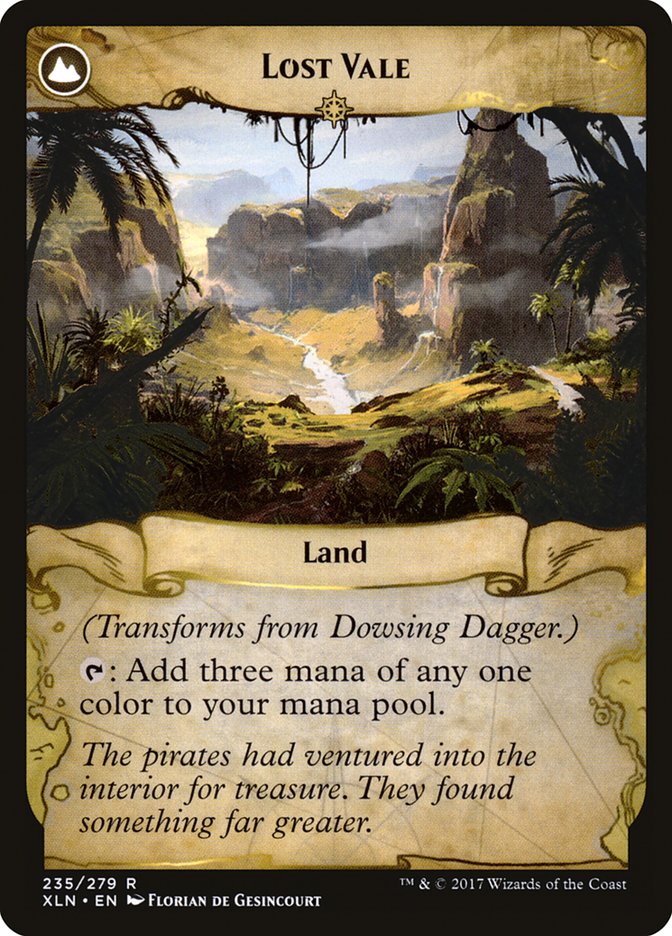 Dowsing Dagger // Lost Vale (XLN-235) [Ixalan]: (compasslanddfc) Foil