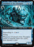 Overlord of the Floodpits (DSK-373) [Duskmourn: House of Horror]: (Extended Art, enchantment) Foil