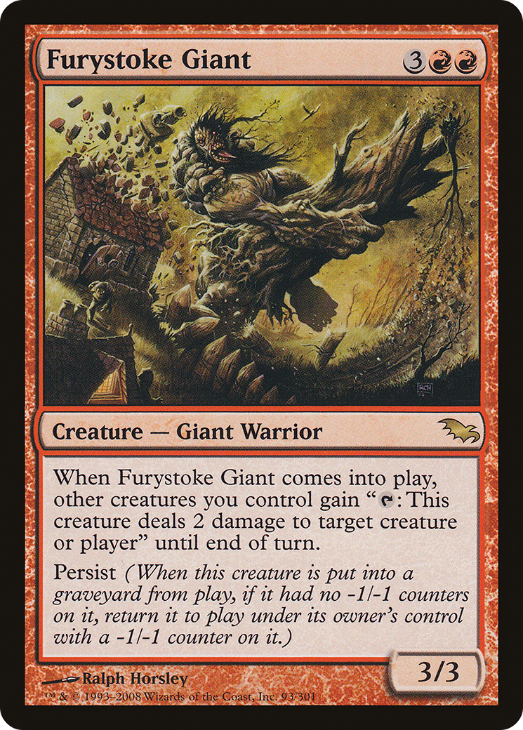 Furystoke Giant (SHM-093) [Shadowmoor]