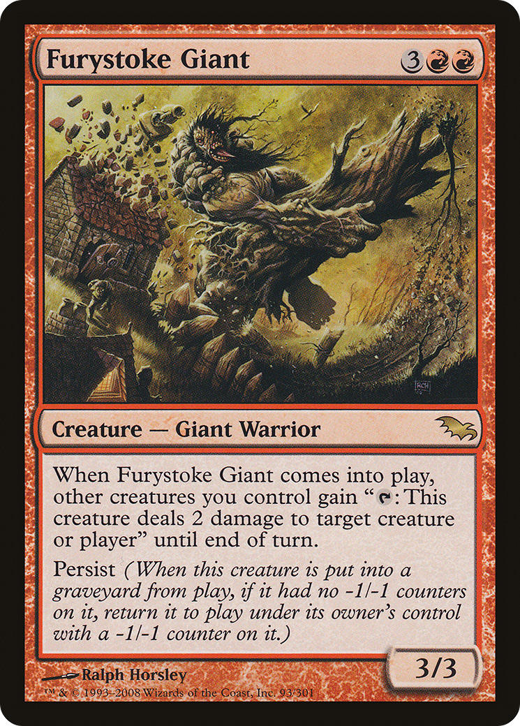 Furystoke Giant (SHM-093) [Shadowmoor]