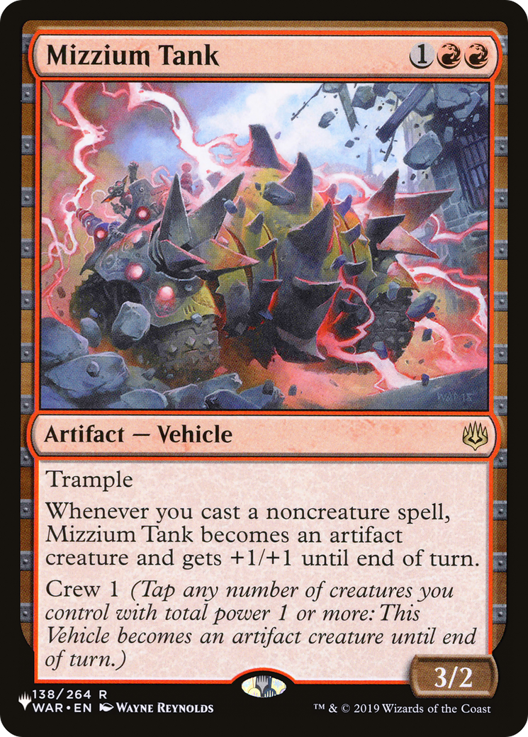 Mizzium Tank (LIST-WAR-138) [The List]