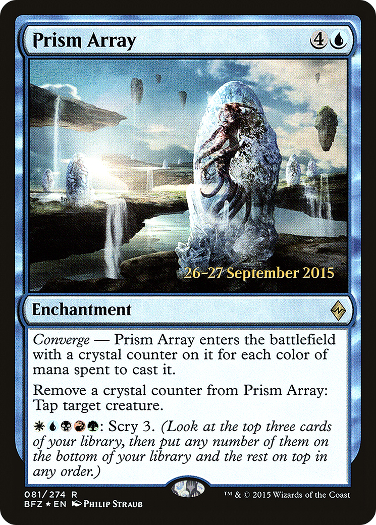 Prism Array (PRE-81S) [Battle for Zendikar Promos] Foil
